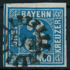 BAYERN MÜHLRADSTEMPEL AUF Nr 2II gMR 134 ZENTR- 6DE1C2