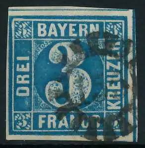 BAYERN MÜHLRADSTEMPEL AUF Nr 2II gMR 155 ZENTR- 6DE21E