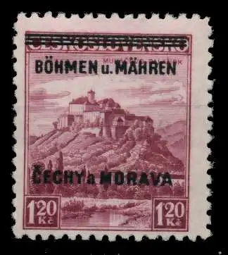 BÖHMEN u. MÄHREN Nr 11 postfrisch gepr. 70A3AE