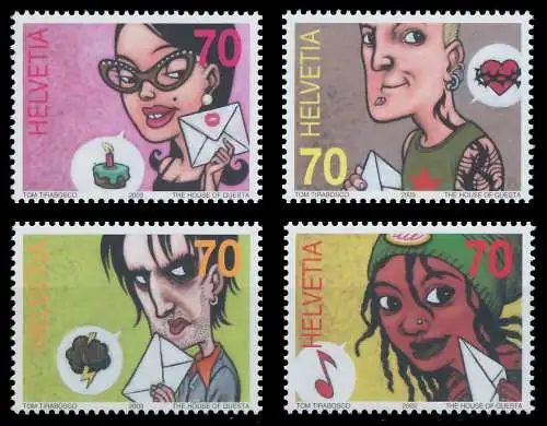 SCHWEIZ 2003 Nr 1839-1842 postfrisch S2B8FD6