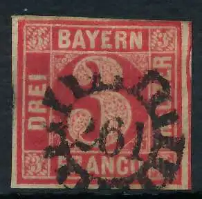 BAYERN MÜHLRADSTEMPEL AUF Nr 9 gMR 261nT ZENTR- 6E7A56