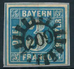 BAYERN MÜHLRADSTEMPEL AUF Nr 2II gMR 209 ZENTR- 6E7C4A