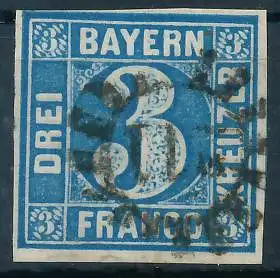 BAYERN MÜHLRADSTEMPEL AUF Nr 2II gMR 211 ZENTR- 6E7C82
