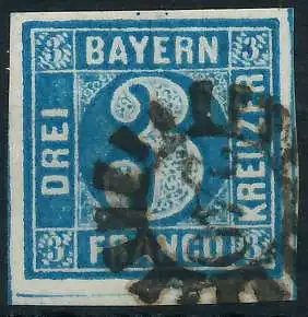 BAYERN MÜHLRADSTEMPEL AUF Nr 2II gMR 240 ZENTR- 6E7CCA