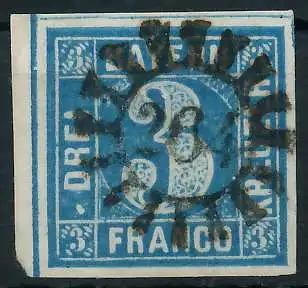 BAYERN MÜHLRADSTEMPEL AUF Nr 2II gMR 264 ZENTR- 6E7D2A