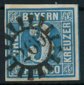 BAYERN MÜHLRADSTEMPEL AUF Nr 2II gMR 269 ZENTR- 6E7D3A