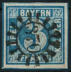 BAYERN MÜHLRADSTEMPEL AUF Nr 2II gMR 370 ZENTR- 6E7E7A