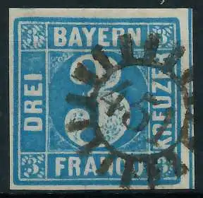 BAYERN MÜHLRADSTEMPEL AUF Nr 2II gMR 451 ZENTR- 6E7F6E