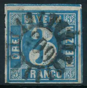 BAYERN MÜHLRADSTEMPEL AUF Nr 2II gMR 605 ZENTR- 6E80B6