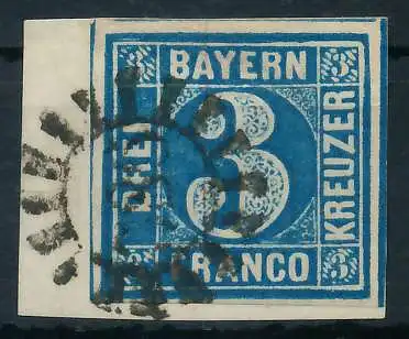 BAYERN MÜHLRADSTEMPEL AUF Nr 2* gMR 336 zentrisch gestempelt 6E80BE