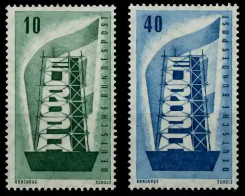 BRD BUND 1956 Nr 241-242 postfrisch 6EAF02