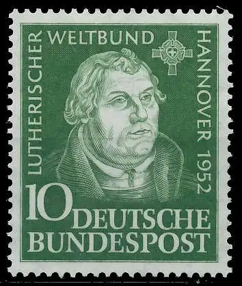 BRD BUND 1952 Nr 149 postfrisch 6FA946