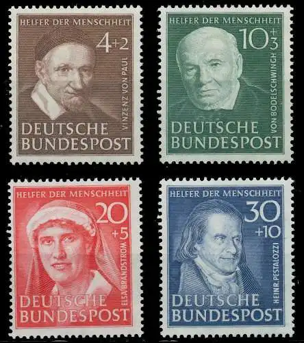 BRD BUND 1951 Nr 143-146 postfrisch 6FA93A
