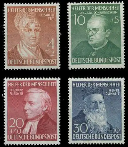 BRD BUND 1952 Nr 156-159 postfrisch 6FA95A