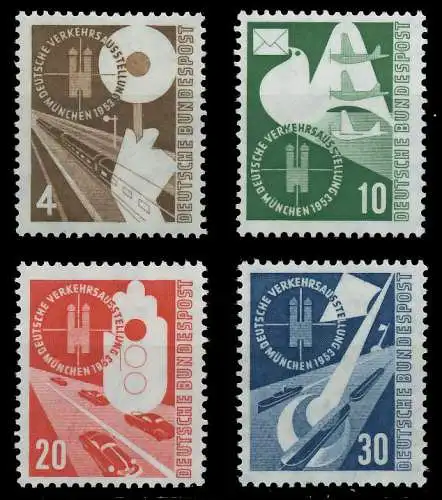 BRD BUND 1953 Nr 167-170 postfrisch 6FA97E