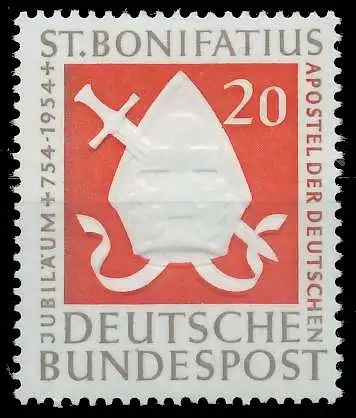 BRD BUND 1954 Nr 199 postfrisch 6FA99E