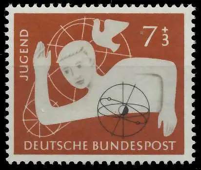 BRD BUND 1956 Nr 232 postfrisch 6FAA26