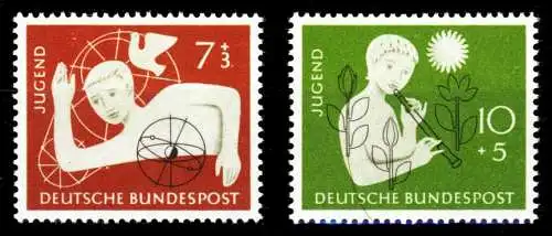 BRD BUND 1956 Nr 232-233 postfrisch S1CD94E