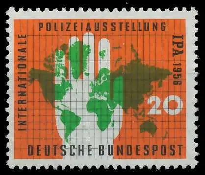 BRD BUND 1956 Nr 240 postfrisch 6FAA56