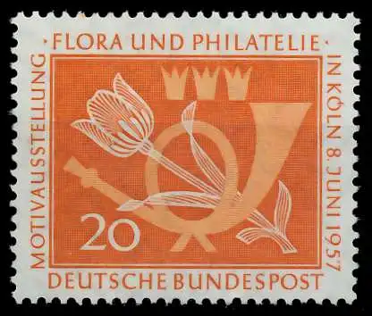 BRD BUND 1957 Nr 254 postfrisch 6FAABA