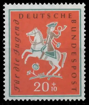 BRD BUND 1958 Nr 287 postfrisch 6FAB2A