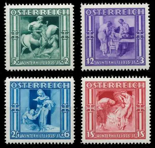 ÖSTERREICH 1936 Nr 628-631 postfrisch 6FAEFA