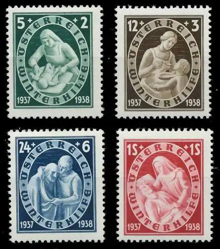 ÖSTERREICH 1937 Nr 642-645 postfrisch 6FAF66