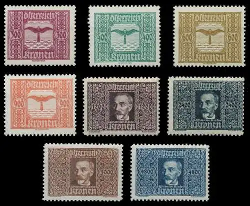 ÖSTERREICH 1922 Nr 425-432 postfrisch 6FAF7A