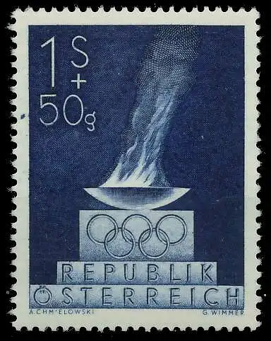 ÖSTERREICH 1948 Nr 854III postfrisch 7077CE