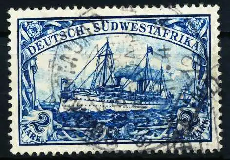 DEUTSCH-SÜDWESTAFRIKA DSWA Nr 30A zentrisch gestempelt gepr. 458786