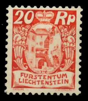 LIECHTENSTEIN 1925 Nr 70 postfrisch 7EF356