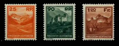LIECHTENSTEIN 1933 Nr 119-121 postfrisch 6A8B16