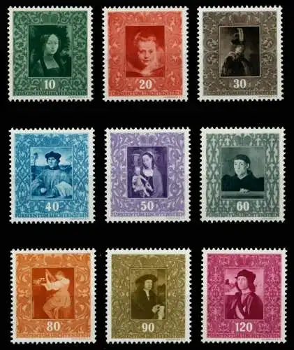 LIECHTENSTEIN 1949 Nr 268-276 postfrisch 6A8C36