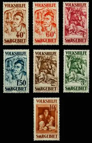 SAARGEBIET 1931 Nr 144-150 postfrisch 6ACC62