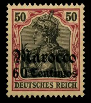 DEUTSCHE AUSLANDSPOSTÄMTER MAROKKO Nr 28 postfrisch 6B2362