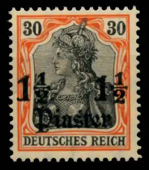 DEUTSCHE AUSLANDSPOSTÄMTER TÜRKEI Nr 40 postfrisch 6B24A2