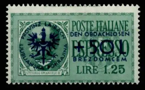 BES. 2WK LAIBACH Nr 31 postfrisch 6B27BE