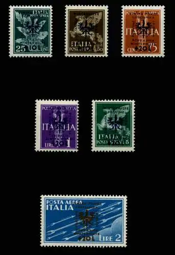 BES. 2WK LAIBACH Nr 39-44 postfrisch gepr. 6B27E6