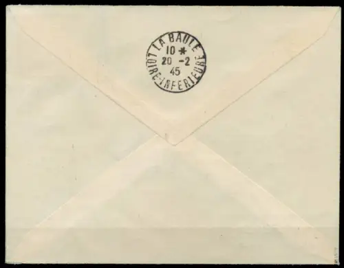 BES 2WK FRZ LEGION ST. NAZAIRE GEBÜHRENZ. BRIEF 6B549A