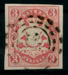 WAPPEN-AUSGABE 1867-1868 Nr 15 gestempelt 6BBAD2