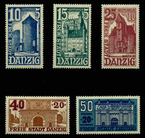 DANZIG 1936 Nr 262-266 postfrisch 6BE1E6