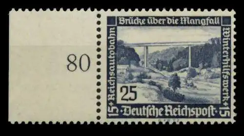3. REICH 1936 Nr 641x postfrisch gepr. 6DA6EA
