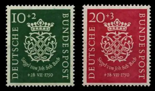 BRD 1950 Nr 121-122 postfrisch 6DD376