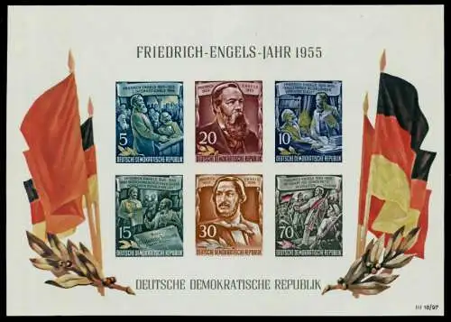 DDR BLOCK KLEINBOGEN Block 13YII postfrisch 6E2AFA