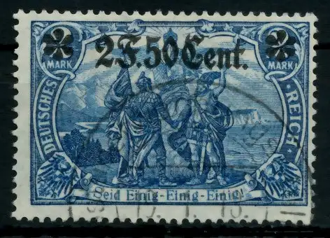 BES 1WK ETAPPE WEST Nr 12Bb gestempelt gepr. 6E2E22