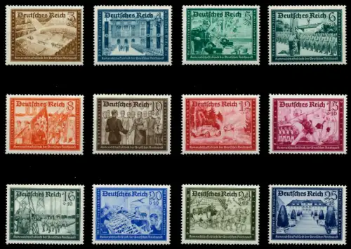 3. REICH 1939 Nr 702-713 postfrisch 6E3022