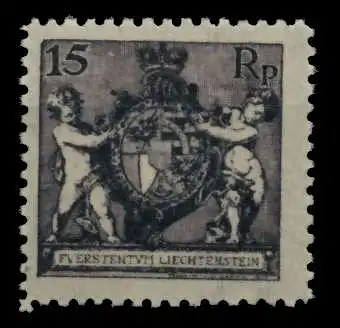 LIECHTENSTEIN 1921 Nr 52B postfrisch 6F6FA6