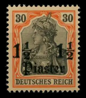 DEUTSCHE AUSLANDSPOSTÄMTER TÜRKEI Nr 28 postfrisch 7058A2