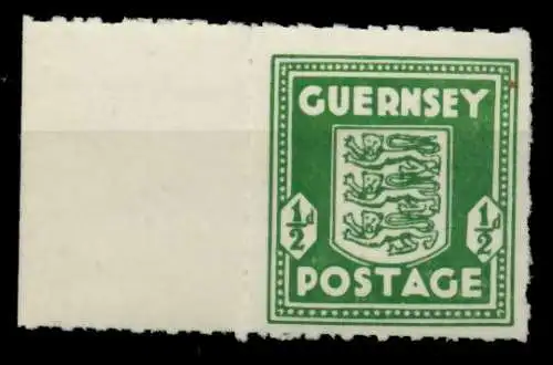 BES 2WK GUERNSEY Nr 1c postfrisch gepr. 70798E