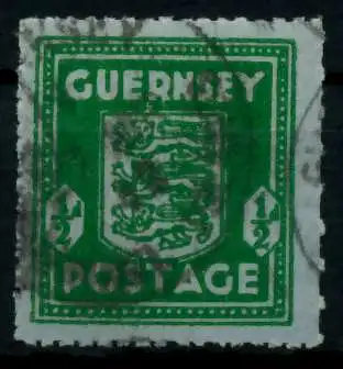 BES 2WK GUERNSEY Nr 4 gestempelt gepr. 70BE52